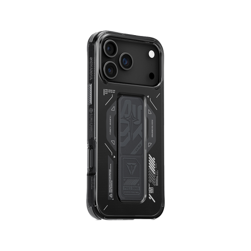 SkinArma Helio MagSafe Case With Grip Stand for iPhone17 Pro / 17 Pro Max - Graphite - سكين أرما كفر - سلسلة ايفون 17 - ماغ سيف - مسكة وستاند مغناطيس