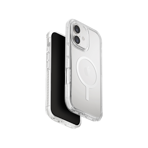 Uniq Hybrid Combat Magsafe Case for iPhone 17 - Blanc White - كفر حمايه عاليه - يونيك - سلسلة ايفون 17 - ماغ سيف - شفاف