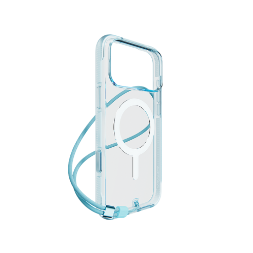 BodyGuardz Ace Pro MagSafe Case for iPhone 17/Pro / 17 Pro Max - Sky Blue - كفر حمايه عاليه مع علاق - سلسلة ايفون 17 - مع مسكه - ماغ سيف