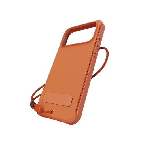 BodyGuardz Performance Pro MagSafe Case for iPhone17 / Pro / 17 Pro Max - Rust Orange - كفر حمايه عاليه مع علاق - سلسلة ايفون 17 - ماغ سيف