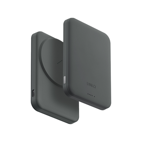 Uniq Lyden Lexa MagSafe USB-C PD 5000mAh Power Bank - Lichen Green - بطارية متنقلة - ماغ سيف - يونيك - قوه 20 واط - سعة 5000 ملي امبير - كفالة 12 شهر