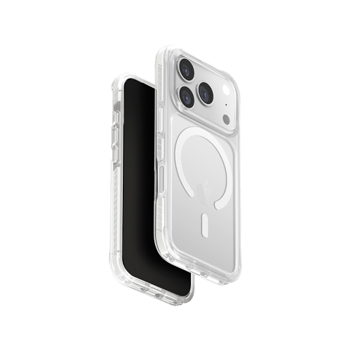 Uniq Hybrid Combat Magsafe Case for iPhone 17 - Blanc White - كفر حمايه عاليه - يونيك - سلسلة ايفون 17 - ماغ سيف - شفاف