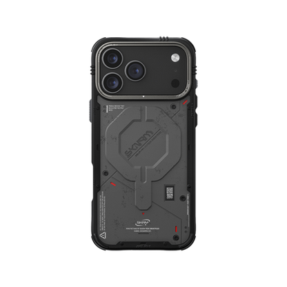 SkinArma Vigor MagSafe Case for iPhone 17 Pro / 17 Pro Max - Charcoal - سكين أرما كفر - سلسلة ايفون 17 - ماغ سيف - مسكة وستاند مغناطيس