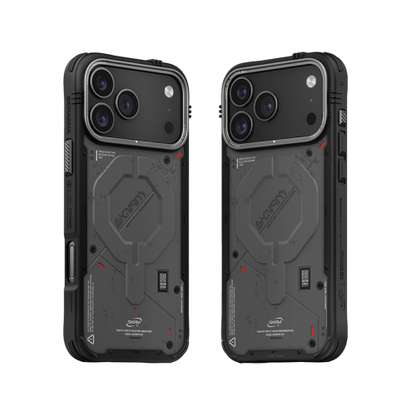 SkinArma Vigor MagSafe Case for iPhone 17 Pro / 17 Pro Max - Charcoal - سكين أرما كفر - سلسلة ايفون 17 - ماغ سيف - مسكة وستاند مغناطيس