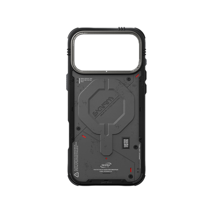SkinArma Vigor MagSafe Case for iPhone 17 Pro / 17 Pro Max - Charcoal - سكين أرما كفر - سلسلة ايفون 17 - ماغ سيف - مسكة وستاند مغناطيس
