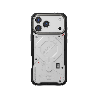 SkinArma Vigor MagSafe Case for iPhone 17 Pro / 17 Pro Max - Fog - سكين أرما كفر - سلسلة ايفون 17 - ماغ سيف - مسكة وستاند مغناطيس