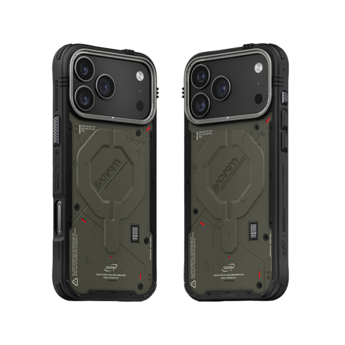 SkinArma Vigor MagSafe Case for iPhone 17 Pro / 17 Pro Max - Forest - سكين أرما كفر - سلسلة ايفون 17 - ماغ سيف - مسكة وستاند مغناطيس