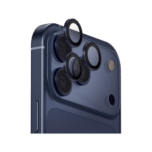 Uniq Optix واقي عدسة الكاميرا لهاتف ايفون 17 برو و 17 برو ماكس - كحلي غامق - حماية لعدسة كاميرا الهاتف - حبات - ايفون 17 برو / 17 بروماكس - يونيك 