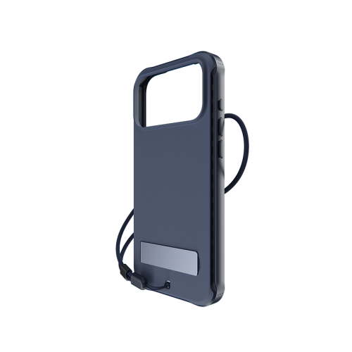 BodyGuardz Performance Pro MagSafe Case for iPhone17 Pro / 17 Pro Max - Navy Blue - كفر حمايه عاليه مع علاق - سلسلة ايفون 17 - ماغ سيف