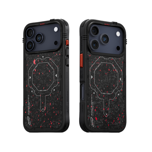 SkinArma Vektor MagSafe Case for iPhone 17 Pro / 17 Pro Max - Blue - سكين أرما كفر - سلسلة ايفون 17 - ماغ سيف - مسكة وستاند مغناطيس