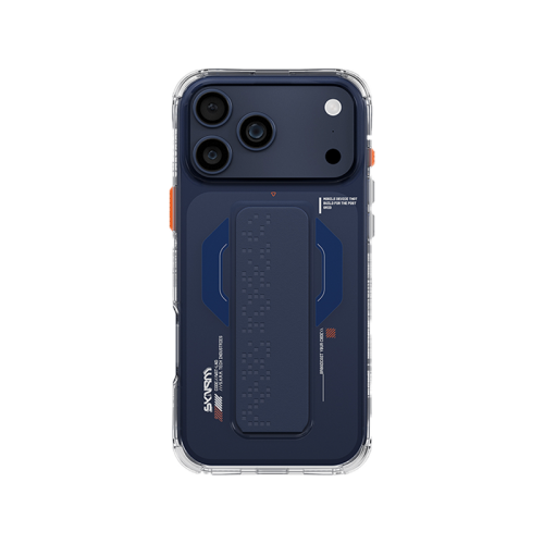 SkinArma Haxa MagSafe Case for iPhone  17 Pro / 17 Pro Max - Blue - سكين أرما كفر - سلسلة ايفون 17 - ماغ سيف - مسكة وستاند مغناطيس
