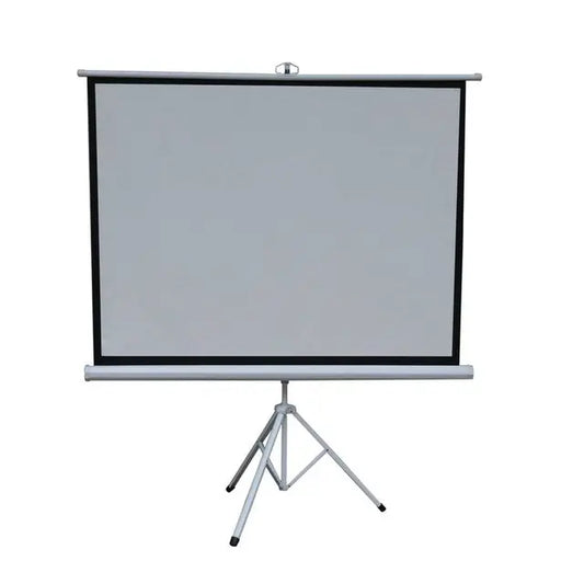 Green Lion Portable Projection Screen with Tripod Stand 84 - Matte White - شاشة بروجكتر متنقلة - مناسبة لجميع انواع البروجكترات