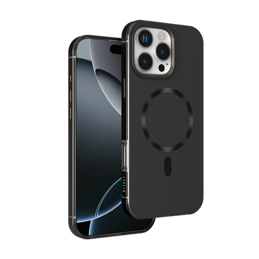 Levelo Fiora MagSafe Liquid Silicone Case With Pattern For iPhone17 Pro / 17 Pro Max - كفر حماية عالية - ليفلو - ماق سيف