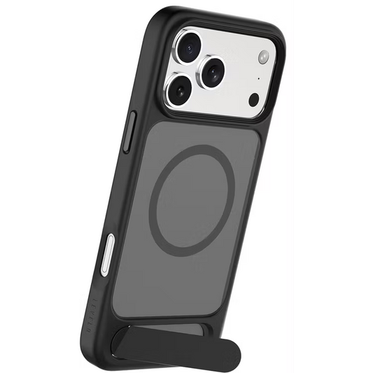 Levelo Matteo Case With Bottom Stand Grip For iPhone 17 Pro Max 17 Pro / 17 Pro Max - كفر حماية عالية - ليفيلو - ايفون 17 بروماكس / 17 برو - ماق سيف - ستاند
