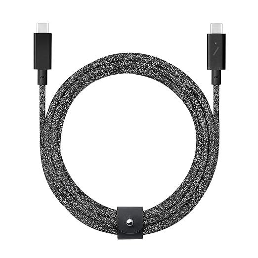 Native Union Belt Cable Pro 240W (USB-C إلى USB-C) - Cosmos - سلك شحن تايب سي - نيتف يونيو - قوة 240 وات - مقاوم للقطع - 2.4 متر - كفالة 12 شهر