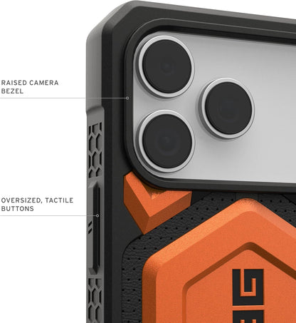 UAG iPhone 17 Pro / 17 Pro Max Monarch Pro Magsafe Case - كفر حماية عالية - ايفون 17 برو / 17 بروماكس - ماغ سيف