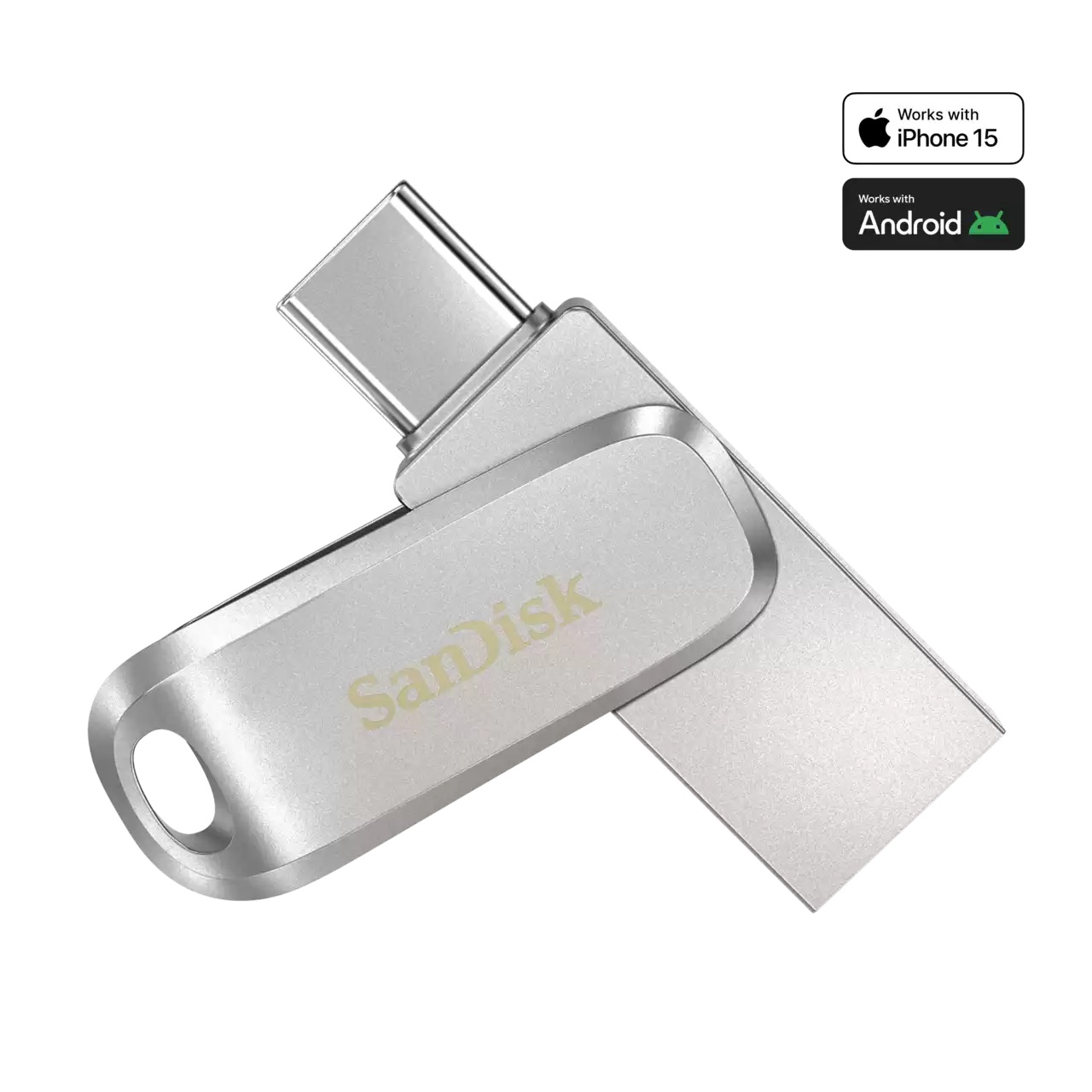 SanDisk iXpand Flash Drive USB-C - فلاش ميموري - سان ديسك - تايب سي - لاجهزة الايباد برو، الهواوي، والسامسونغ